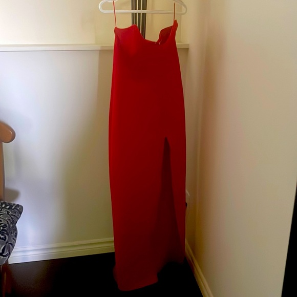 Strapless maxi dress size M red - Picture 4 of 7
